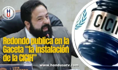 Redondo publicó en La Gaceta la “instalación” de la CICIH antes de dejar el Congreso