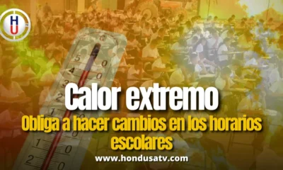 Calor extremo obliga a cambiar horarios escolares en Honduras