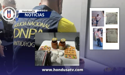 Detienen a un hondureño por intentar enviar cocaína por encomienca a EUA