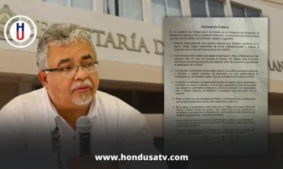 Viceministro de Derechos Humanos interpone su renuncia