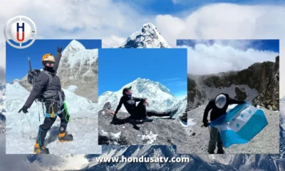 Primer hondureña en llegar a la cima del Everest