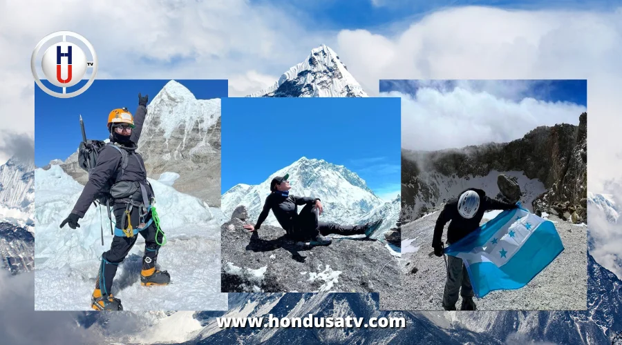 Primer hondureña en llegar a la cima del Everest