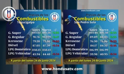 Nuevos precios de los combustibles reflajan rebajas en la gasolina super y regular