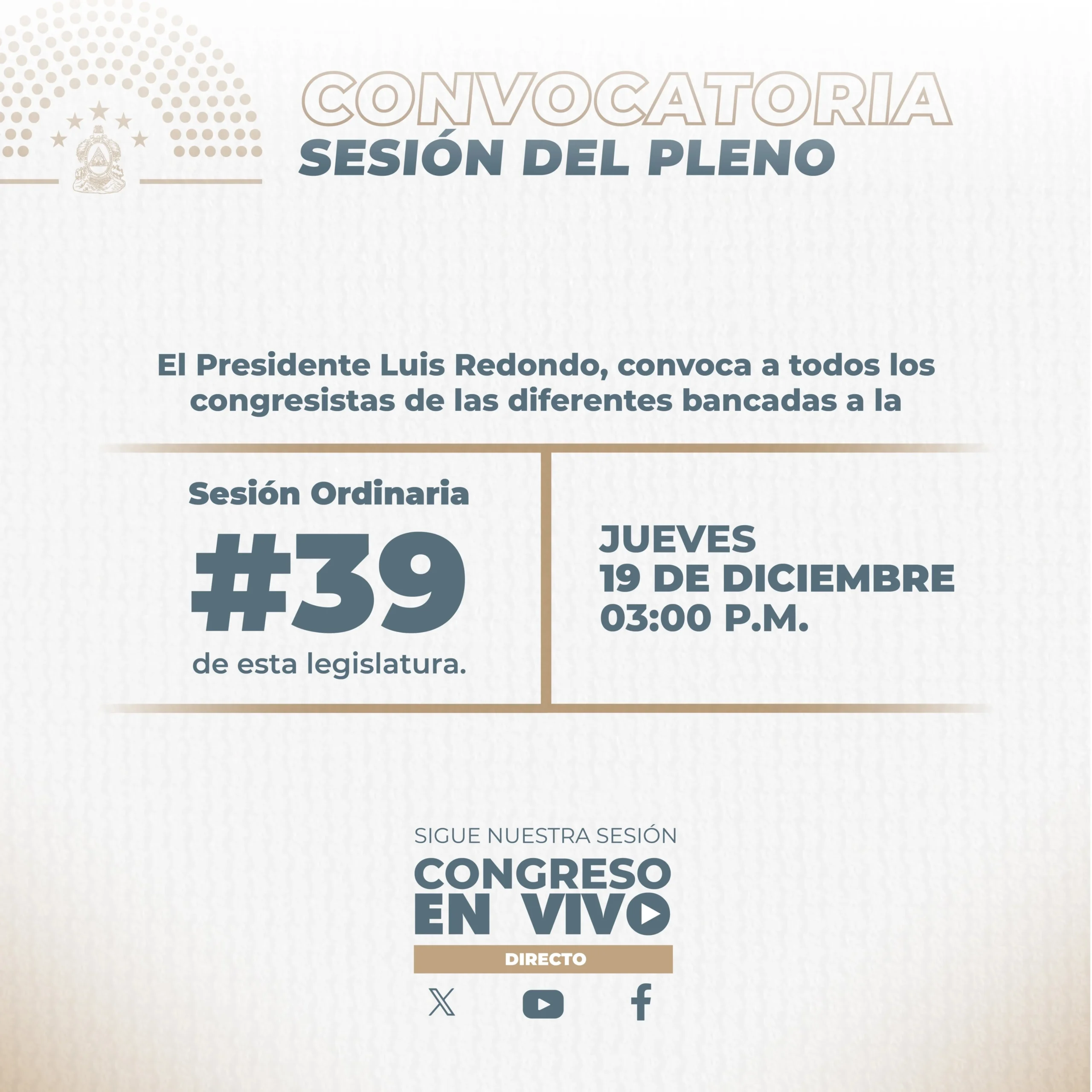 Bancada Liberal denuncia que le niegan el dictamen del presupuesto   