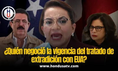 ¿Quién negoció la vigencia del tratado de extradición con EUA?