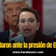 ¨Recularon ante la presión de EE.UU¨, Antonieta Mejía