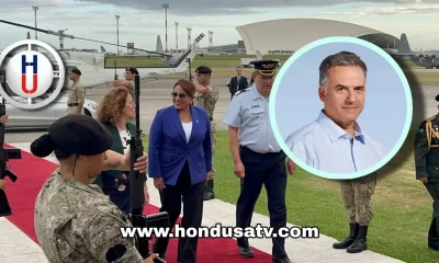 Presidenta Castro llega a Uruguay para investidura de Yamandú Orsi