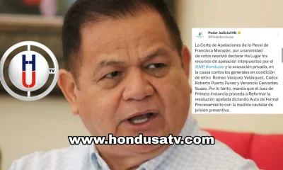 Revocan arresto domiciliario a Romeo Vásquez