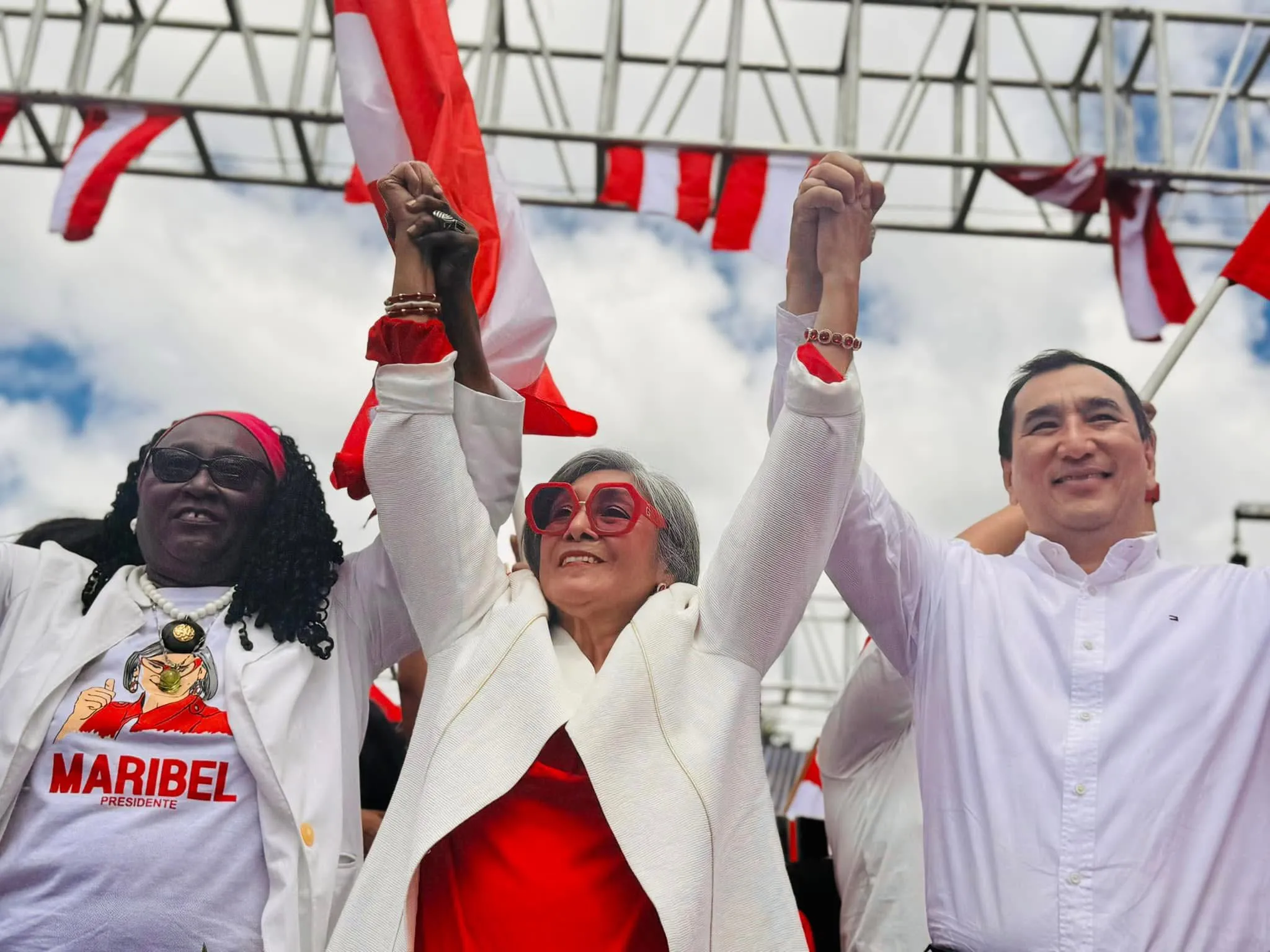Cierre de campaña de Maribel Espinoza