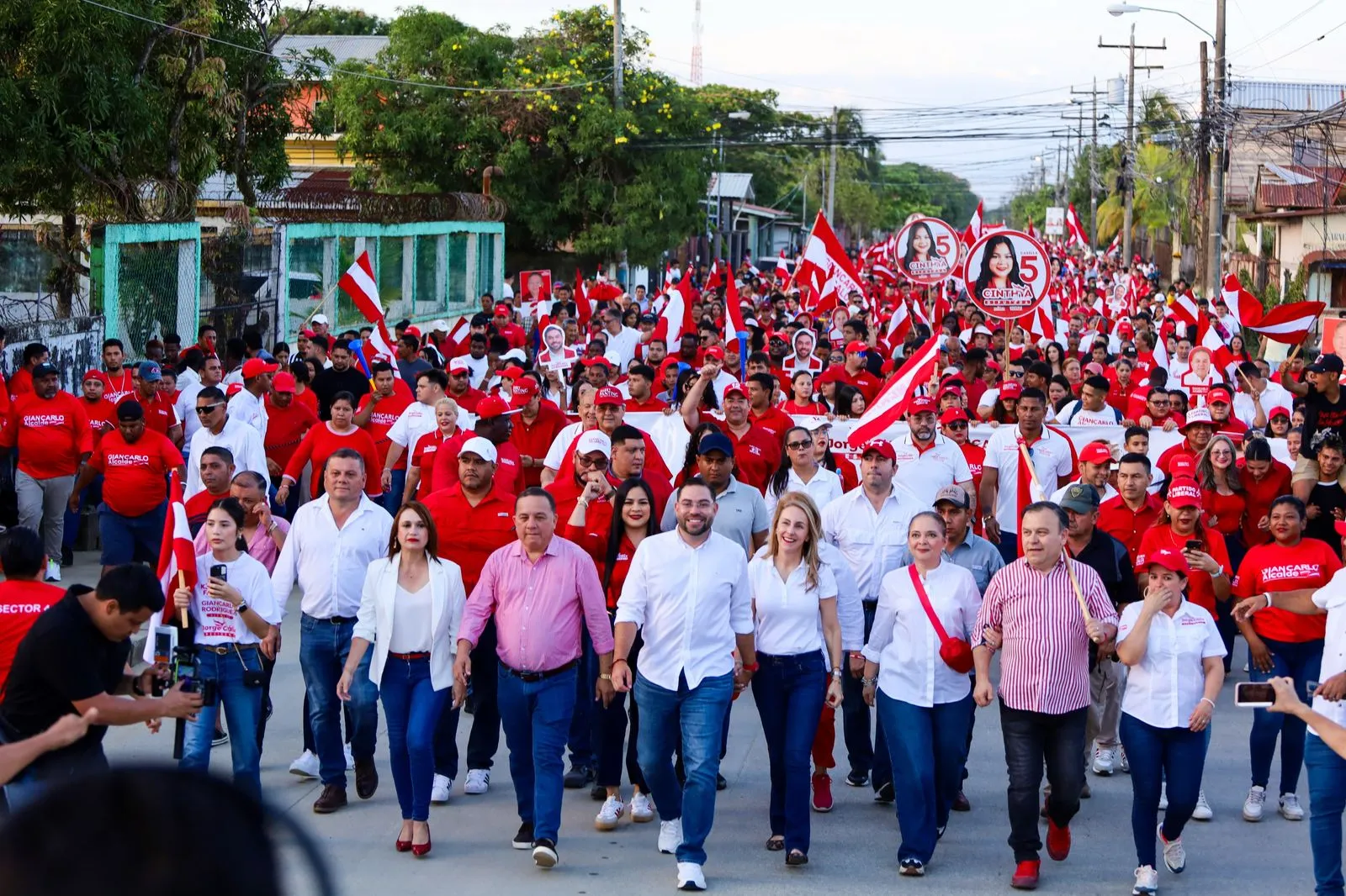 Cierre de campaña de Jorge Cálix