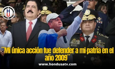 ¨Mi única acción fue defender a mi patria en el año 2009¨