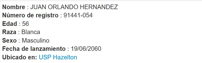 Salida de Juan Orlando Hernández