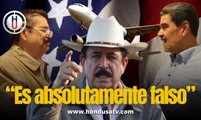 Zelaya niega vínculos con narcotráfico y defiende a Maduro: “Es absolutamente falso”