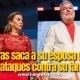 Contreras saca del país a su esposa y arma discurso frente a manifestación en SPS