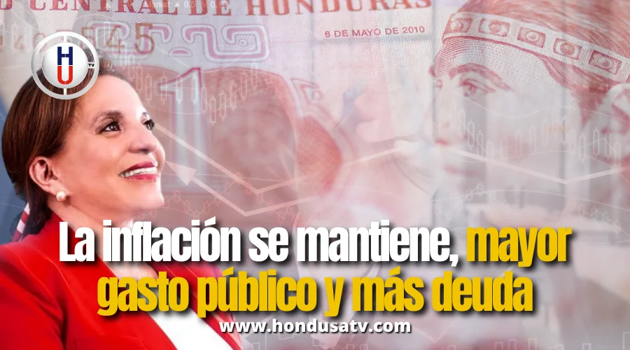Economía hondureña muestra crecimiento moderado, inflación controlada y aumento en deuda pública