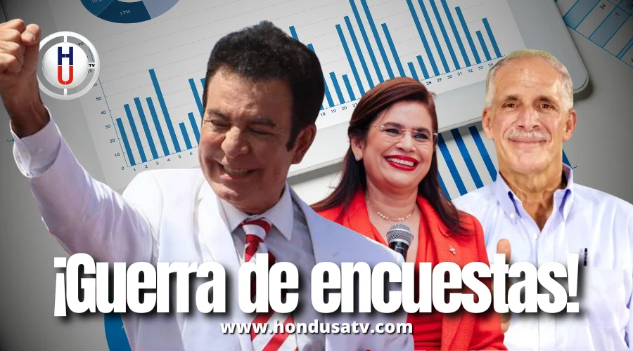 En la guerra de encuestas, Nasralla y Moncada se turnan la delantera en un escenario fragmentado