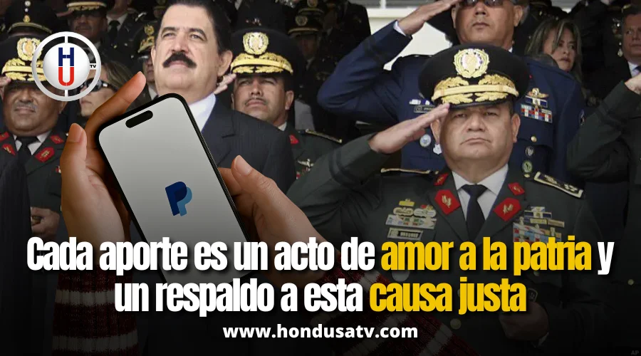 Romeo Vásquez Velásquez solicita apoyo económico para su “causa patriótica”