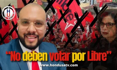 Mauricio Rivera enumera las razones por las que, según él, los hondureños no deben votar por Libre