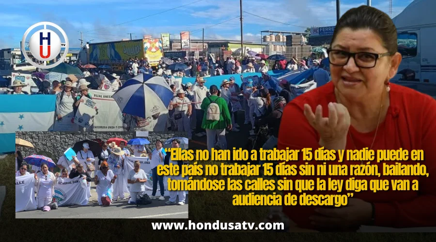 Enfermeras auxiliares llevan 16 días de lucha en Honduras ante un sistema de salud que les da la espalda