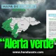 COPECO declara alerta verde por 72 horas en nueve departamentos de Honduras