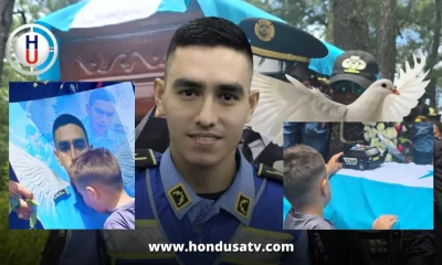 Entre honores y lágrimas despidenal Sub Comisario Kevin Pérez