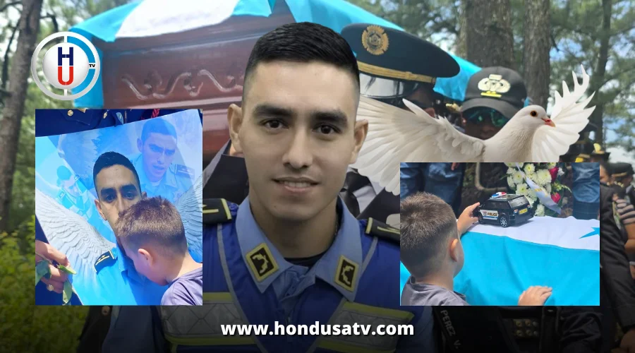 Entre honores y lágrimas despidenal Sub Comisario Kevin Pérez