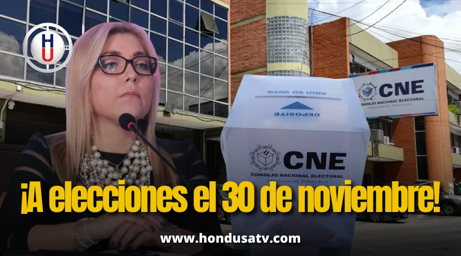 Ana Paola Hall asegura elecciones el 30 de noviembre pese a tensiones internas en el CNE