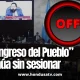 Congreso paralizado mientras oposición busca forzar sesión urgente
