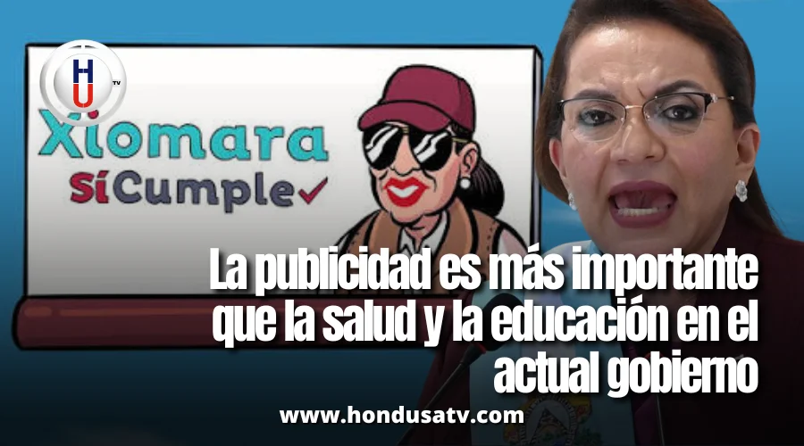 Gobierno prioriza propaganda sobre salud y educación en año electoral