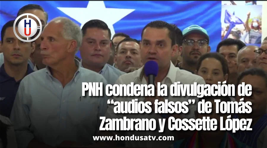 Partido Nacional denuncia manipulación política por audios falsos