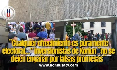 Inversionistas de Koriun Inversiones denuncian promesas electorales del Gobierno mientras el caso se hunde en el limbo legal