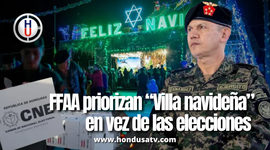 FF. AA. desafían al CNE y ponen en riesgo las elecciones al negar apoyo por “una villa navideña”