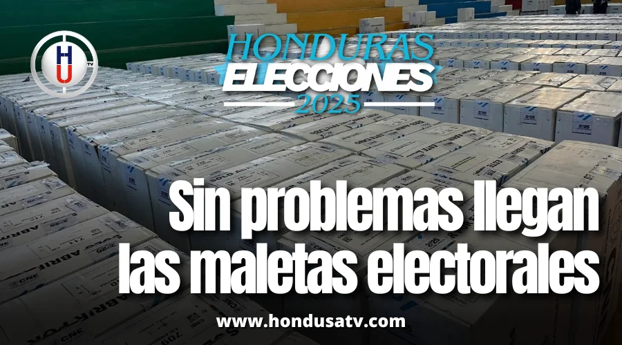 Atlántida recibe su material electoral sin contratiempos y envía un mensaje de confianza rumbo al 30 de noviembre