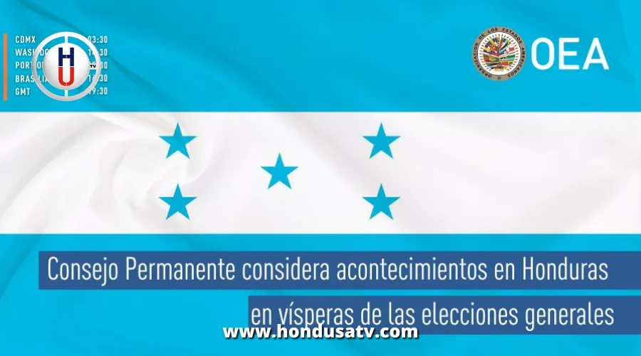 OEA convoca reunión urgente sobre Honduras: alerta internacional a cinco días de las elecciones