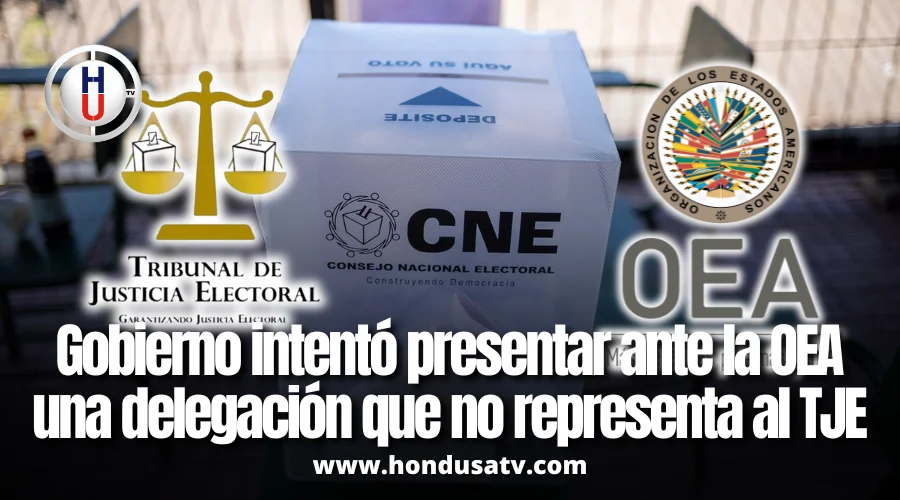 TJE expone ante la OEA un intento del gobierno por manipular la representación institucional de Honduras