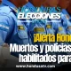 Alertan que policías y más de 100 fallecidos figuran como “habilitados” para votar a días de las elecciones