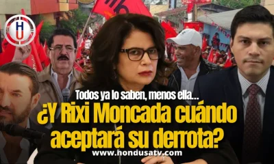 Libre reconoce la derrota: Zelaya, Ochoa, Rasel Tomé y otros ya lo admiten, mientras Rixi Moncada guarda silencio