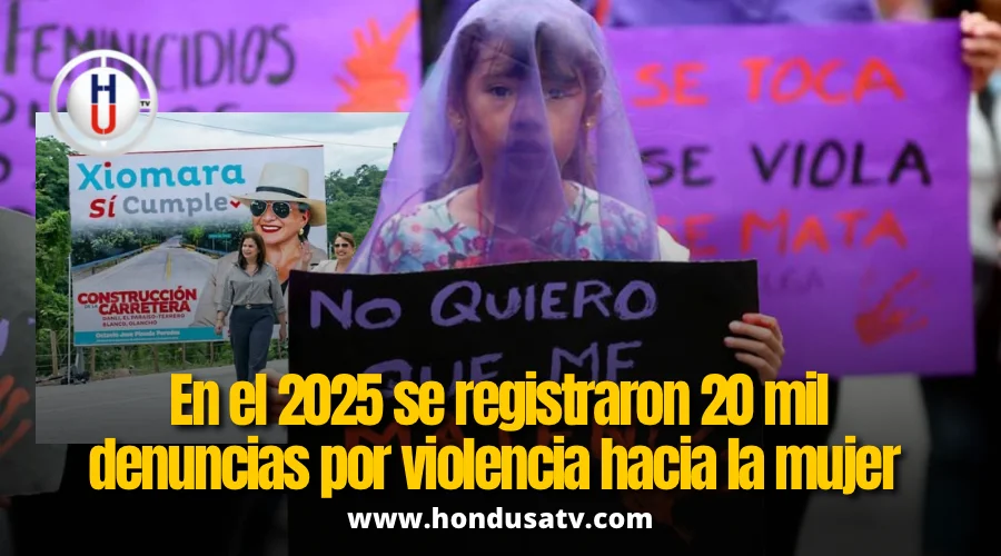 Honduras cerró 2025 con al menos 20 mil denuncias por violencia contra la mujer y 270 femicidio