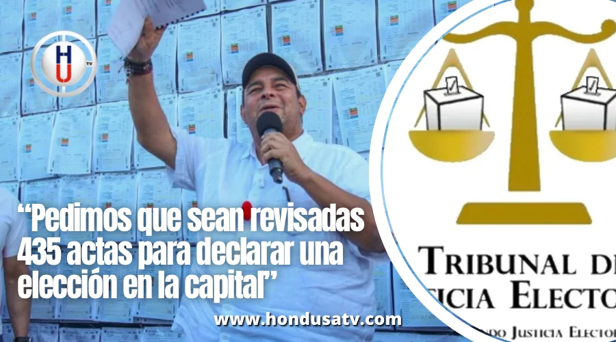 Aldana anuncia apelación ante el TJE y exige conteo de 435 actas en la capital