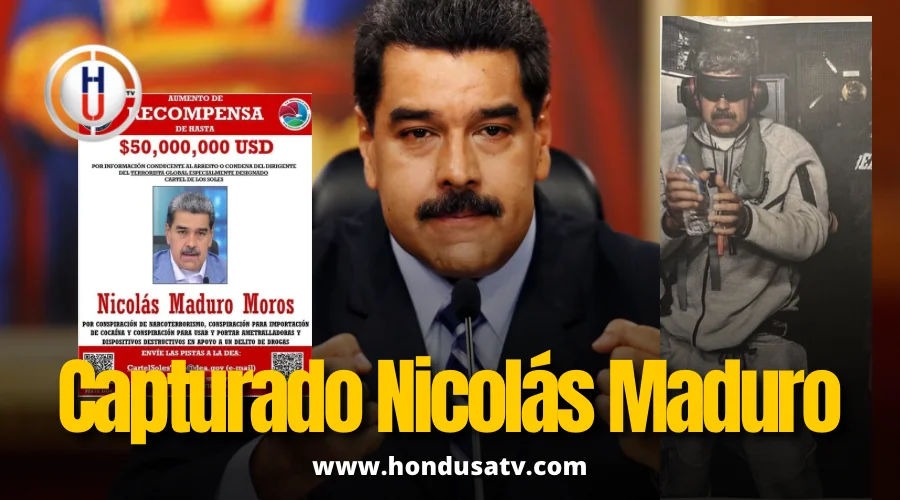 EE. UU. captura a Nicolás Maduro y su esposa; enfrentarán cargos en Nueva York