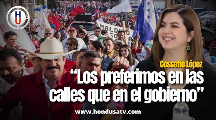 Cossette López arremete contra Libre y afirma que intentó montar un “fraude sofisticado” tras las elecciones