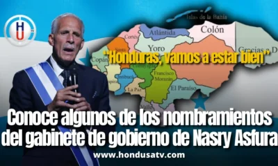 Nasry Asfura inicia su mandato con una amplia ronda de nombramientos en el Ejecutivo