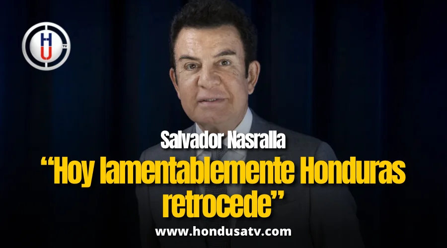 Nasralla afirma que la democracia ha retrocedido en Honduras y llama a una lucha pacífica