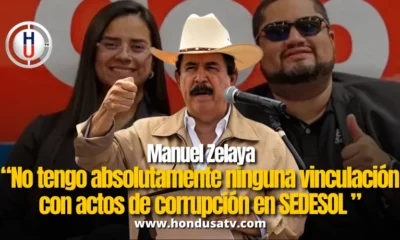 Zelaya niega vínculos con actos ilícitos y defiende su trayectoria política