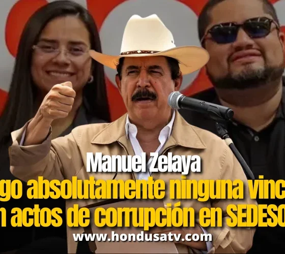 Zelaya niega vínculos con actos ilícitos y defiende su trayectoria política