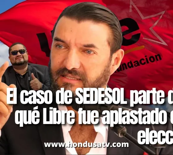 Rasel Tomé atribuye derrota electoral de Libre a falta de sanciones por caso Sedesol