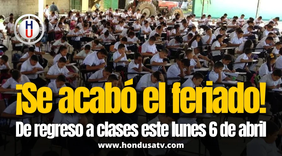 Gobierno de Honduras ordena retorno obligatorio a clases presenciales desde el 6 de abril