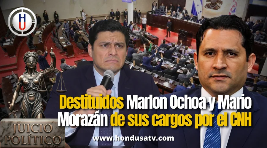 Congreso Nacional destituye a cuatro funcionarios electorales tras juicio político