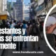 Enfrentamientos entre manifestantes y Policía por rumores de reducción del presupuesto universitario en Honduras