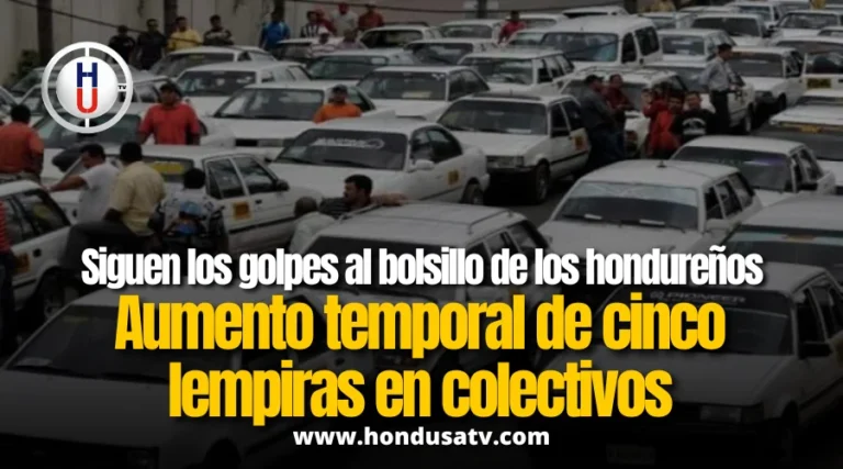 ¡Nuevo trancazo para los hondureños! Aumento temporal de tarifas en el transporte público